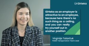 Virginija Tatarcuk, Pallet Transportation Team Leader