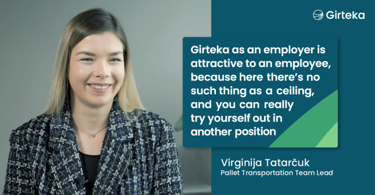 Virginija Tatarcuk, Pallet Transportation Team Leader